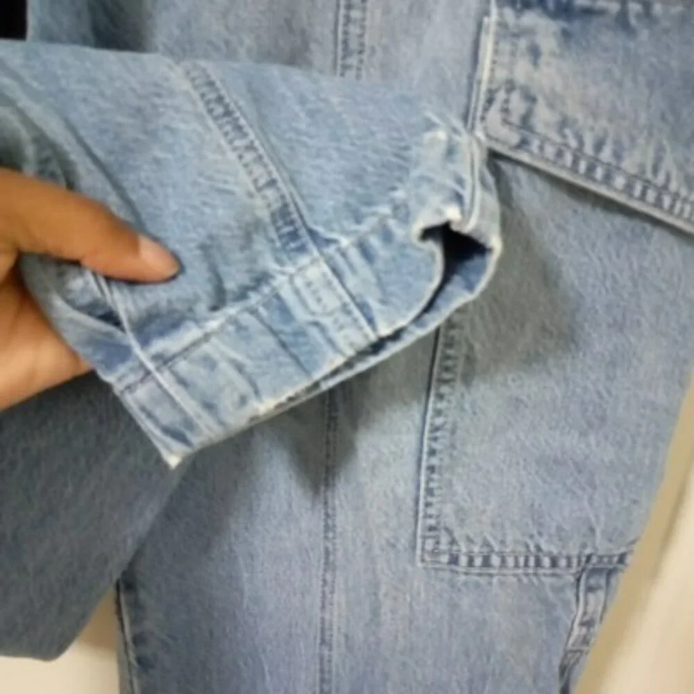 Lauren Ralph Lauren Jeans Denim Size 8 Blue Multi Pocket Womens